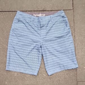 Hang Ten Light Blue Patterned Shorts